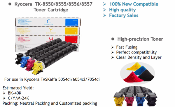 For Kyocera Toner cartridge TK-8550/8555/8556/8557 - Image 6